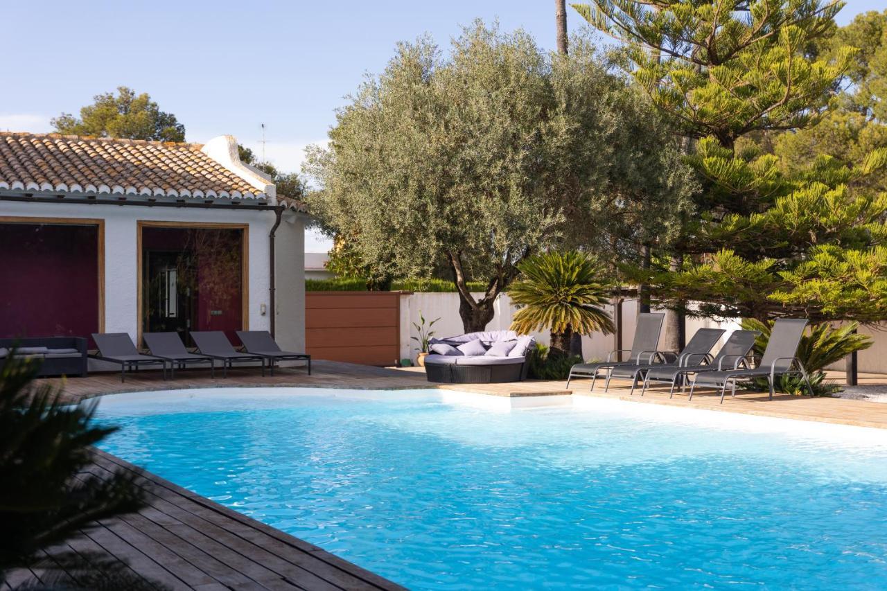 Villa Huerta 2, Paterna, Jacuzzi, Sauna Exterior foto